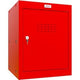 Armoire Phoenix 1 porte serrure à clé 400 x 400 x 520 mm rouge