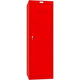Armoire Phoenix 1 porte serrure à clé 400 x 400 x 1 265 mm rouge