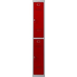 Phoenix casiers personnels armoire 2 portes serrure à clé 300 x 500 x 1 830 mm