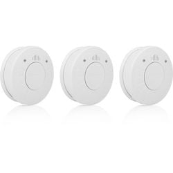 Smartwares fsm-12503 - détecteurs de fumée 3pcs 85 db - batterie et capteur 10 ans - étiquette q - détecteur d'incendie