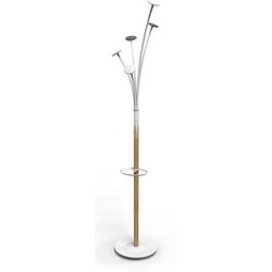 Porte-manteau alba festival pmfestwood bc beige, blanc