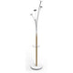 Porte-manteau alba festival pmfestwood bc beige, blanc