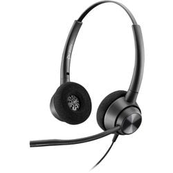 Casque poly encorepro sur la tête antibruit