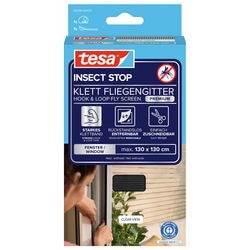 Tesa 1050472 - h l premium win.fly screen1,3x1,3m anthracite | 8 pièces