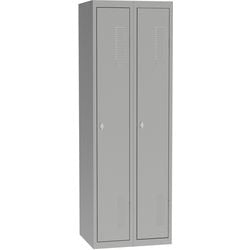 Armoire a10080.09 métal gris 500 mm x 600 mm x 1800 mm (p x l x h)