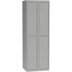 Armoire a33080.09 métal gris 500 mm x 600 mm x 1800 mm (p x l x h)