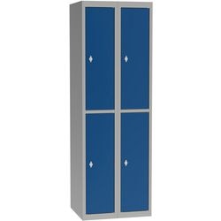 Armoire a33080.59 métal gris 500 mm x 600 mm x 1800 mm (p x l x h)