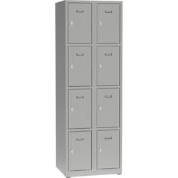 Armoire a82340.09 métal gris 500 mm x 600 mm x 1800 mm (p x l x h)