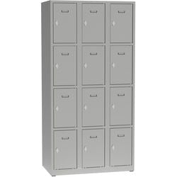 Armoire a83340.09 métal gris 500 mm x 900 mm x 1800 mm (p x l x h)