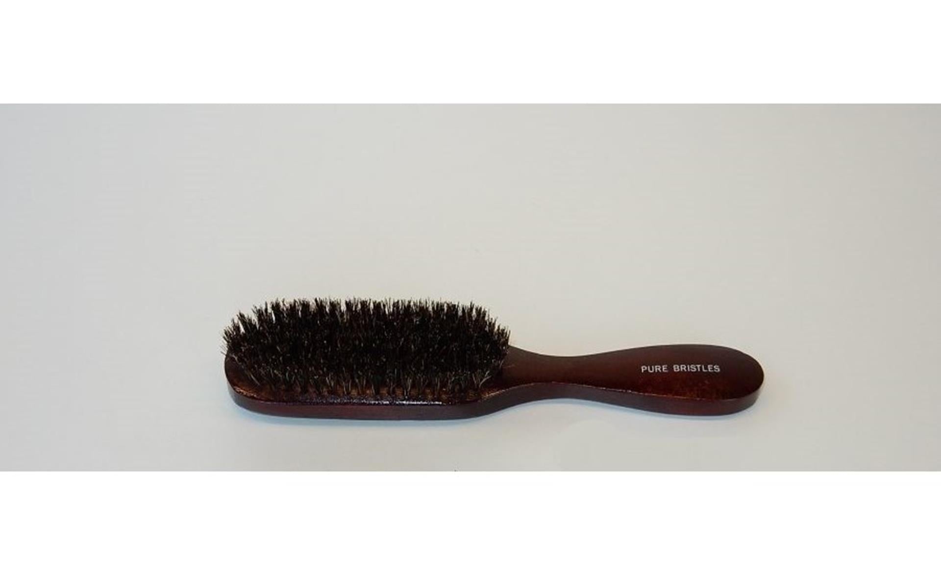 Brosse à cheveux noir pur 21x4 cm