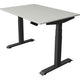 Bureau assis-debout Kerkmann Move 4 gris clair