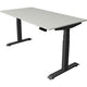 Bureau assis-debout Kerkmann Move 4 gris clair