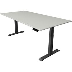 Bureau assis-debout Kerkmann Move 4 gris clair