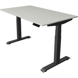 Bureau assis-debout Kerkmann Move 4 gris clair