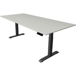 Bureau assis-debout Kerkmann Move 4 gris clair