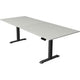 Bureau assis-debout Kerkmann Move 4 gris clair