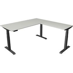 Bureau assis-debout Kerkmann Move 4 gris clair