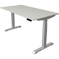 Bureau assis-debout Kerkmann Move 4 gris clair