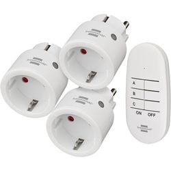Interrupteur de socket sans fil Brennenstuhl Définissez 3 bougies