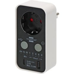 Brennenstuhl Digital Timeline Clock-USB-A et Connexion USB-C