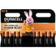 Piles duracell aa lr6
