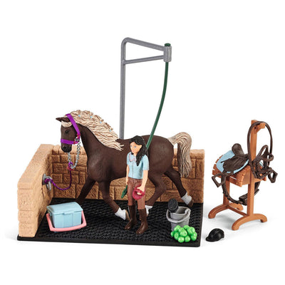 Schleich Horse Club Horse Wasbox avec Emily et Van Hor 42438