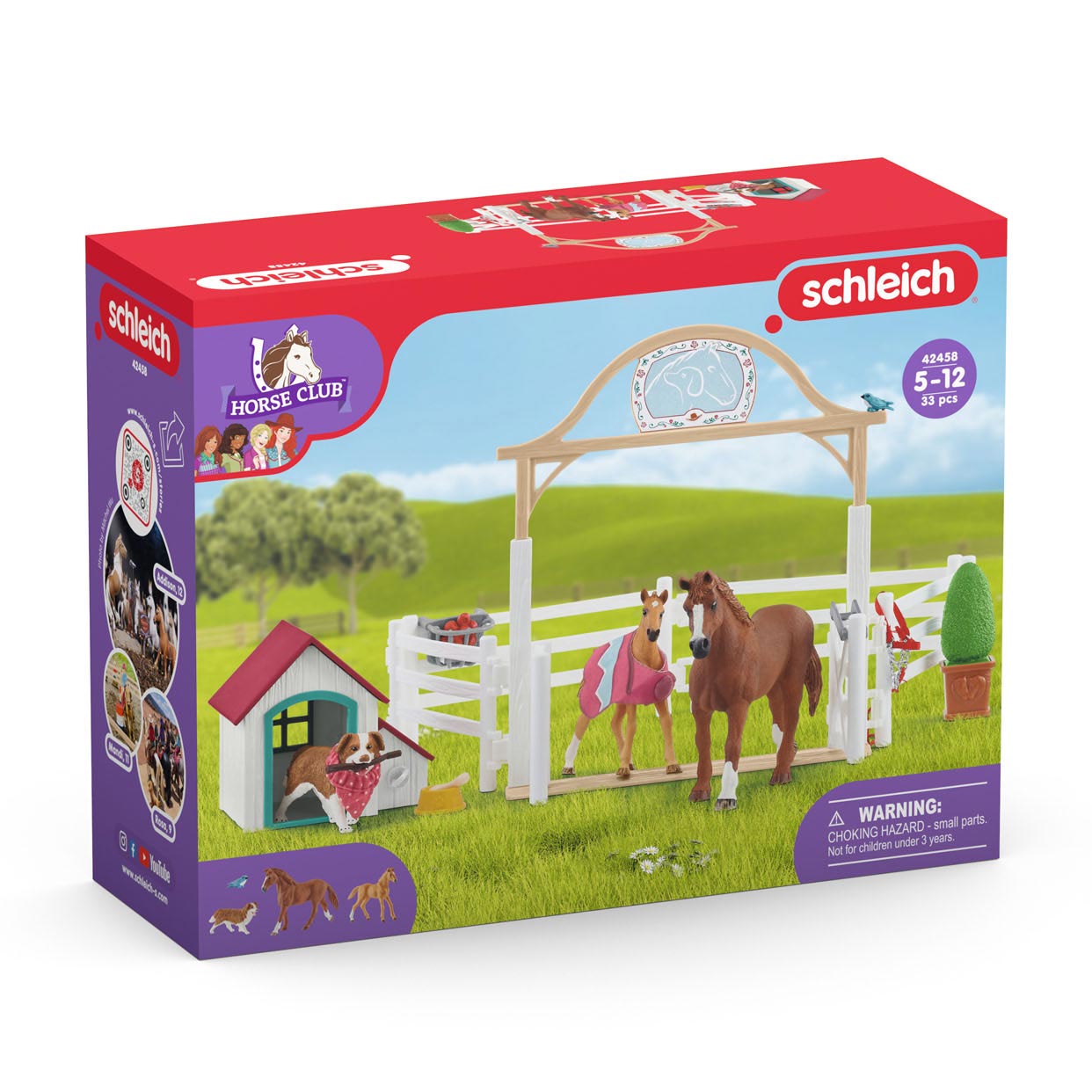 Les invités de Schleich Horse Club Hannah avec Ruby Hond 42458