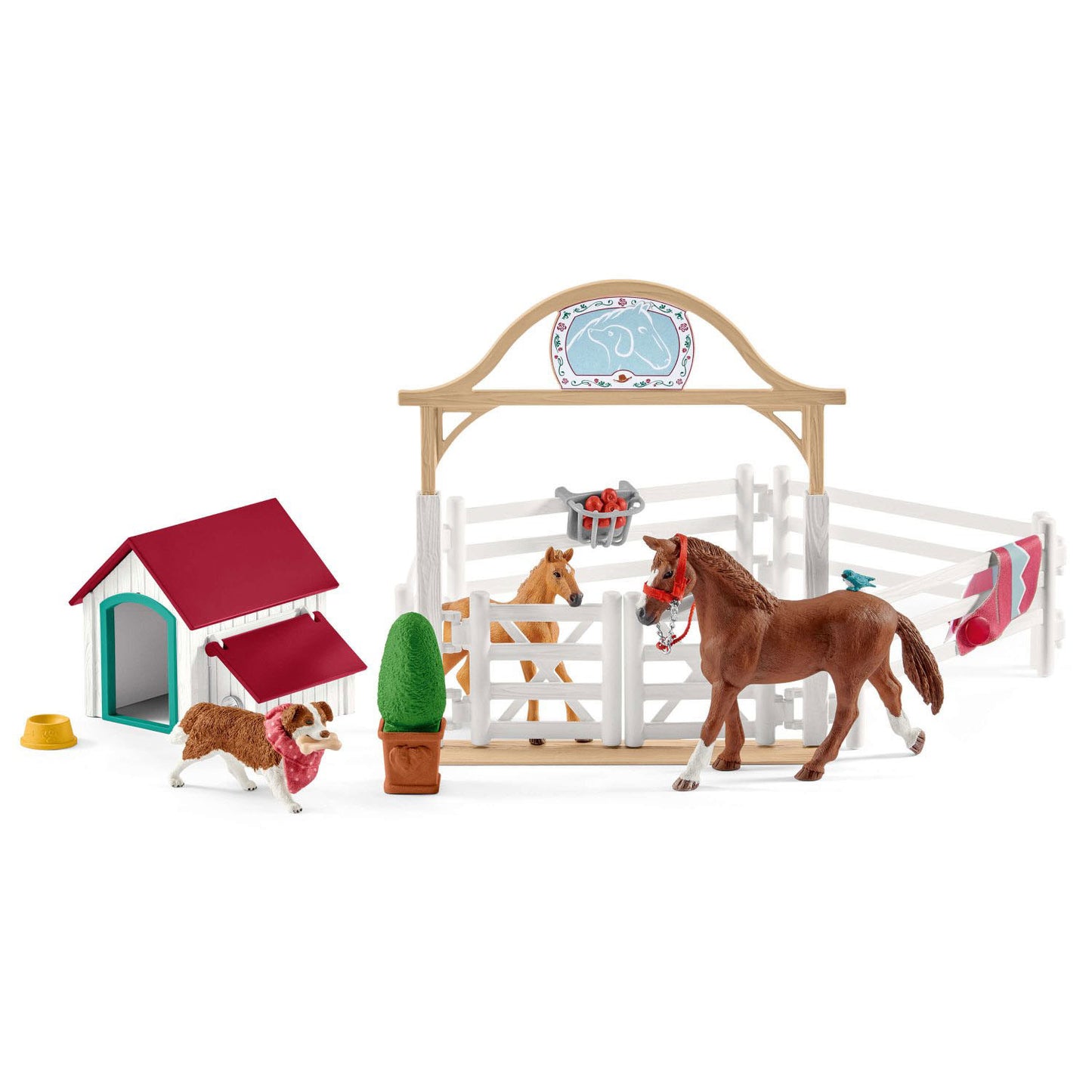 Les invités de Schleich Horse Club Hannah avec Ruby Hond 42458