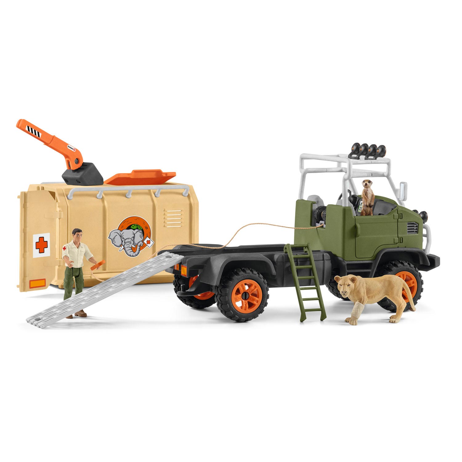 Schleich Wild Life grande voiture de vie pour les animaux 42475