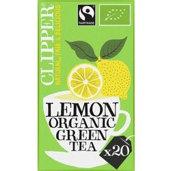 Thé clipper citron sachets d'herbes vertes bio