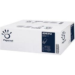 Essuie-tout papernet supérieur plié en W blanc 3 couches 406312 20 pièces