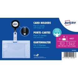 Carte de sécurité avery zweckform 4827
