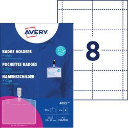 Badge nominatif avery zweckform 4822