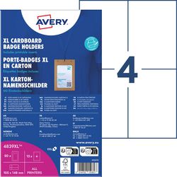 Carte de visite avery zweckform 4839xl