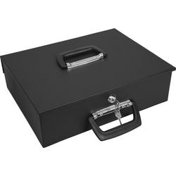 Caisse enregistreuse wedo serrure à cylindre 290 x 365 x 120 mm noir