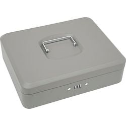 Caisse enregistreuse wedo serrure à cylindre 251 x 310 x 95 mm gris