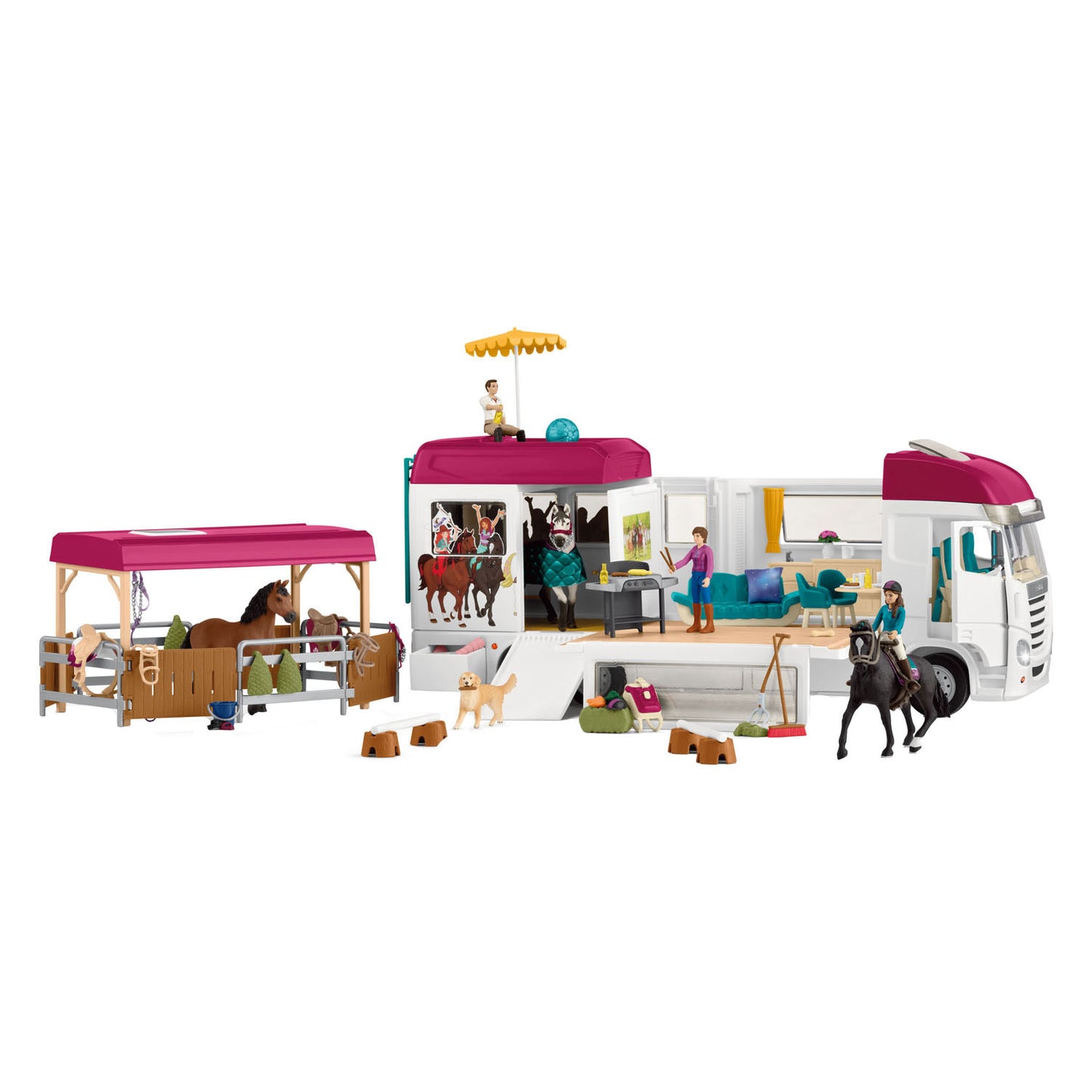 Camion de cheval de club de cheval Schleich 42619