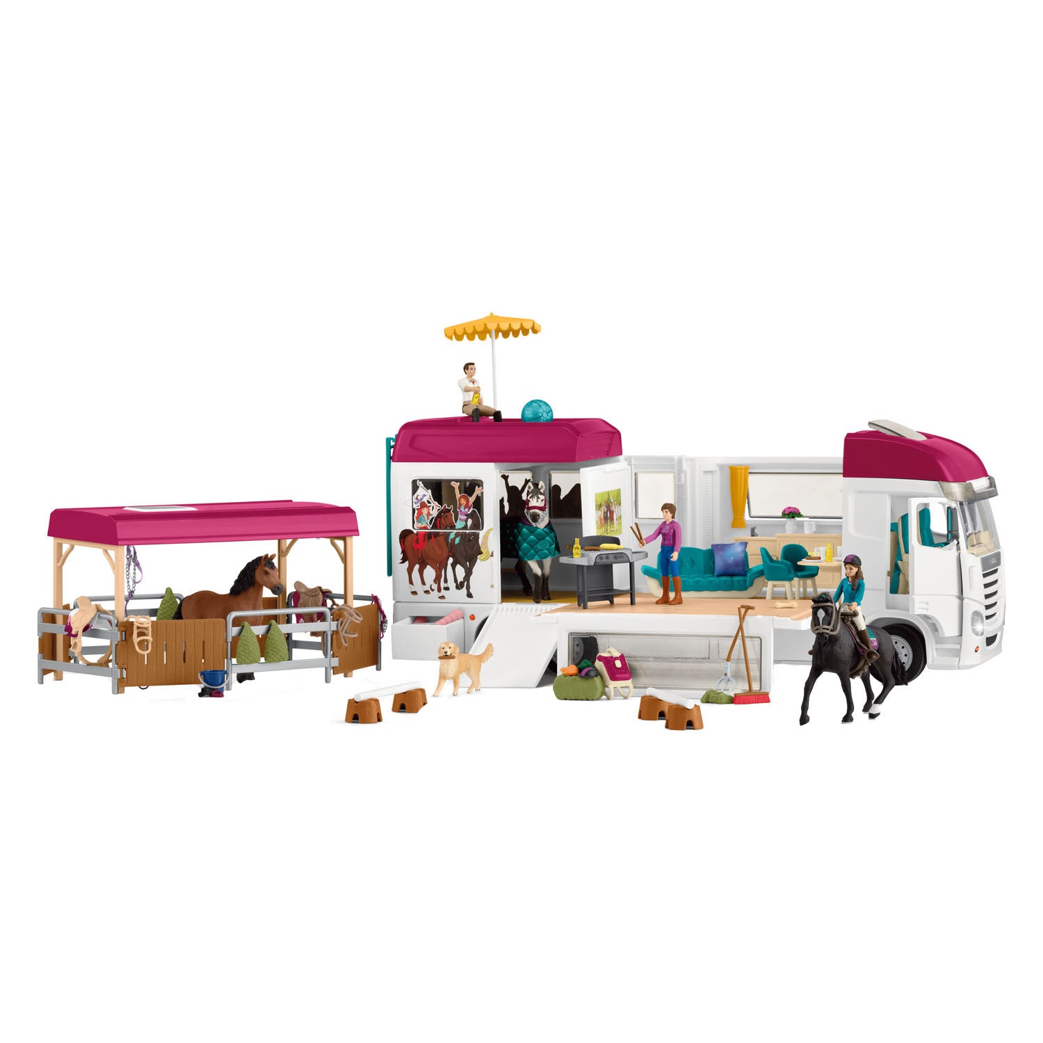 Camion de cheval de club de cheval Schleich 42619