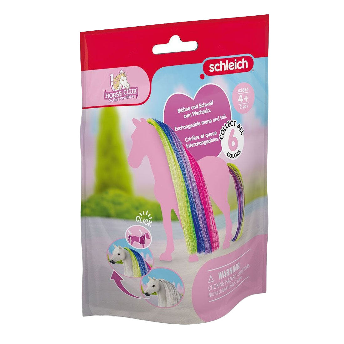Schleich Horse Club ses chevaux de beauté Regenboog 42654