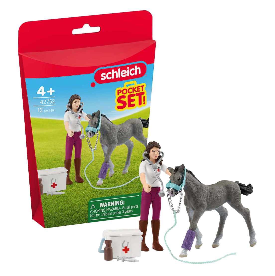 Schleich Horse Club Mme Kramer avec Poul 42752