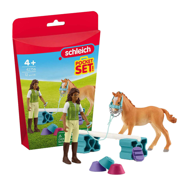 Ensemble d'entraînement du Schleich Horse Club pour les poulains - 42756