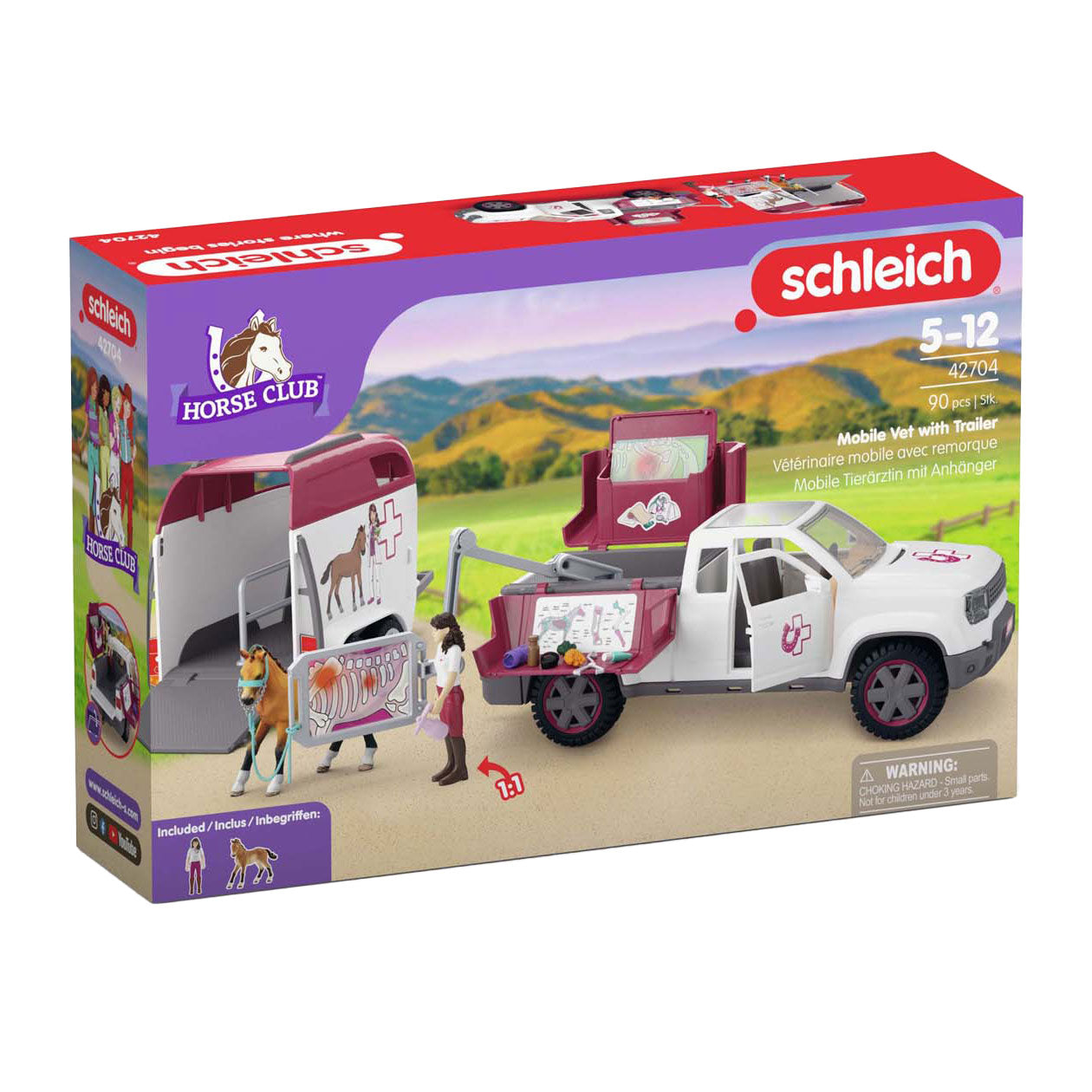Schleich 42704 Vétérinaire mobile avec remorque