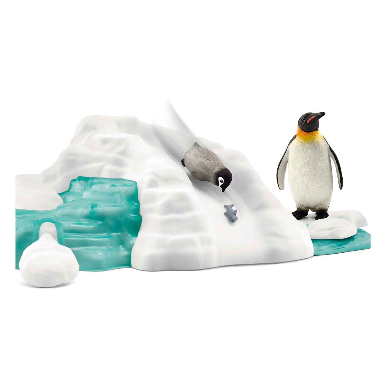 Famille de pingouin de la vie sauvage de Schleich