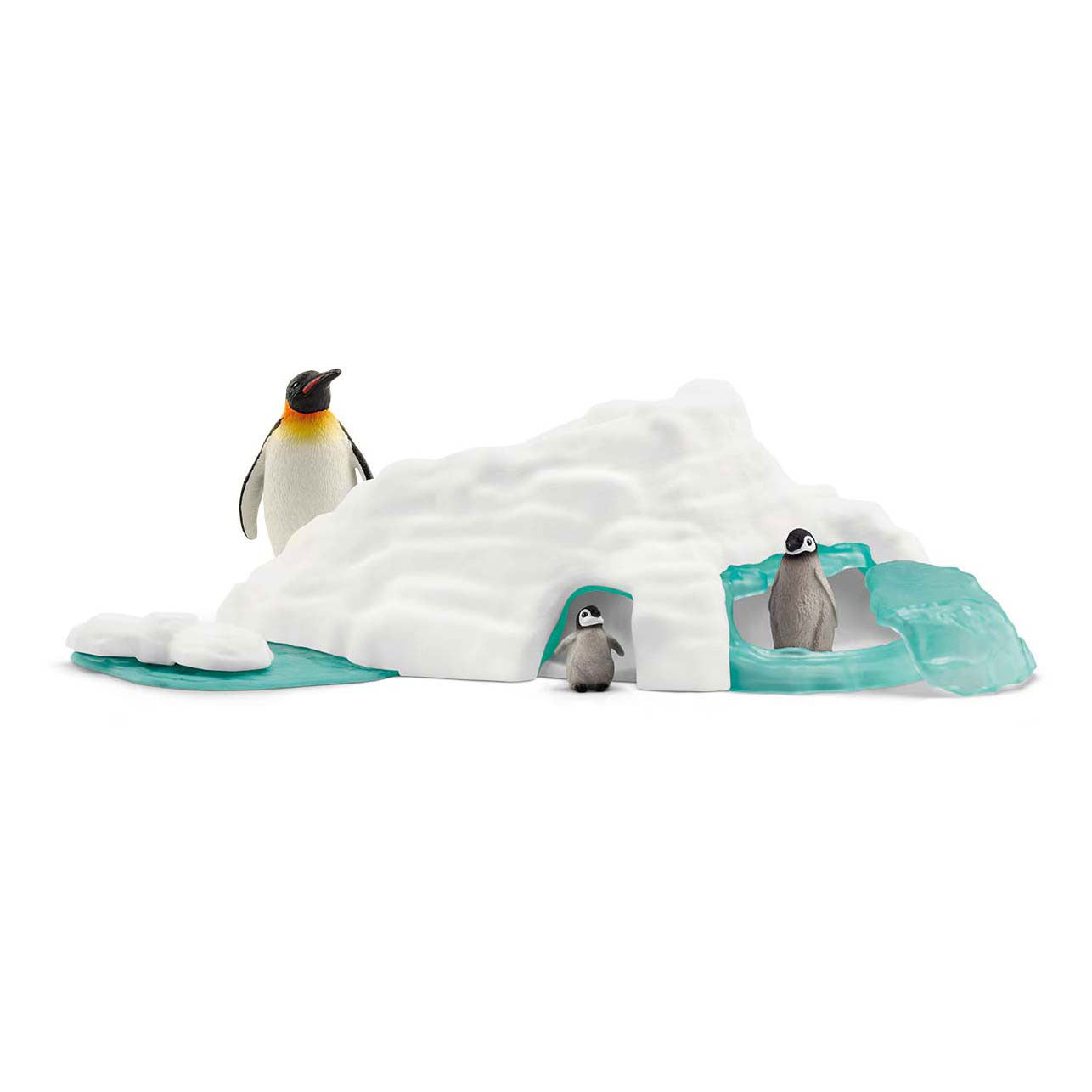 Famille de pingouin de la vie sauvage de Schleich