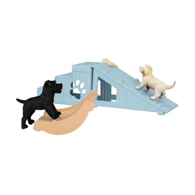 Schleich monde de la ferme aventure amusante pour les petits chiots 42763