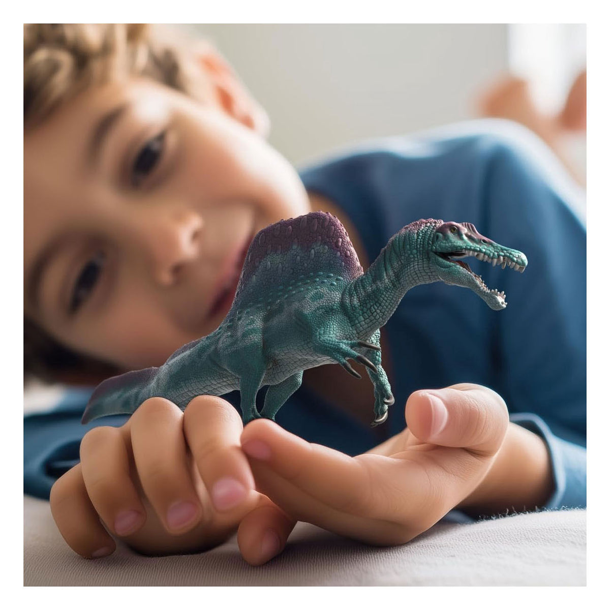 Figurine jouet dinosaure Schleich spinosaure 31 cm réaliste.