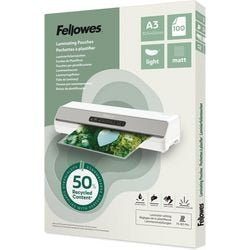 Pochettes de plastification Fellowes 100143436 transparent a3 mat