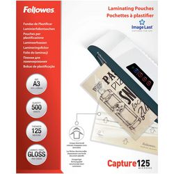 Pochettes de plastification Fellowes 100144250 transparentes a3 brillantes