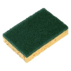 Éponge à récurer spontex sponrex 74 jaune 10 pièces