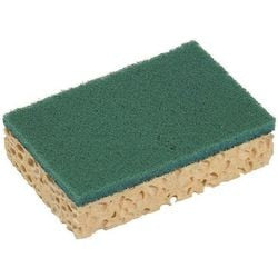 Éponge à récurer spontex basic jaune 10 pièces